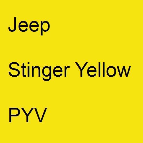 Jeep, Stinger Yellow, PYV.